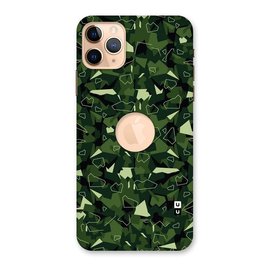 Army Shape Design Back Case for iPhone 11 Pro Max Logo Cut