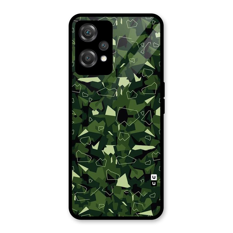 Army Shape Design Glass Back Case for OnePlus Nord CE 2 Lite 5G