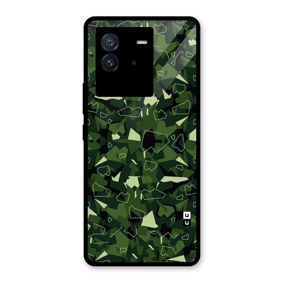 Army Shape Design Glass Back Case for Vivo iQOO Neo 6 5G