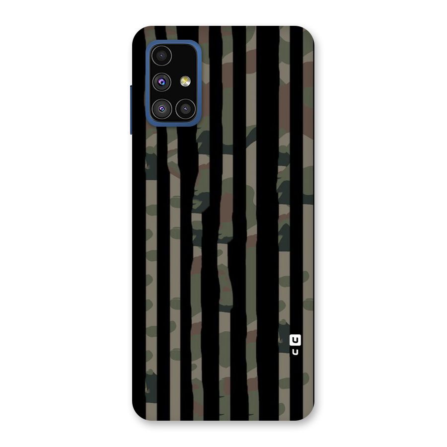 Army Stripes Back Case for Galaxy M51