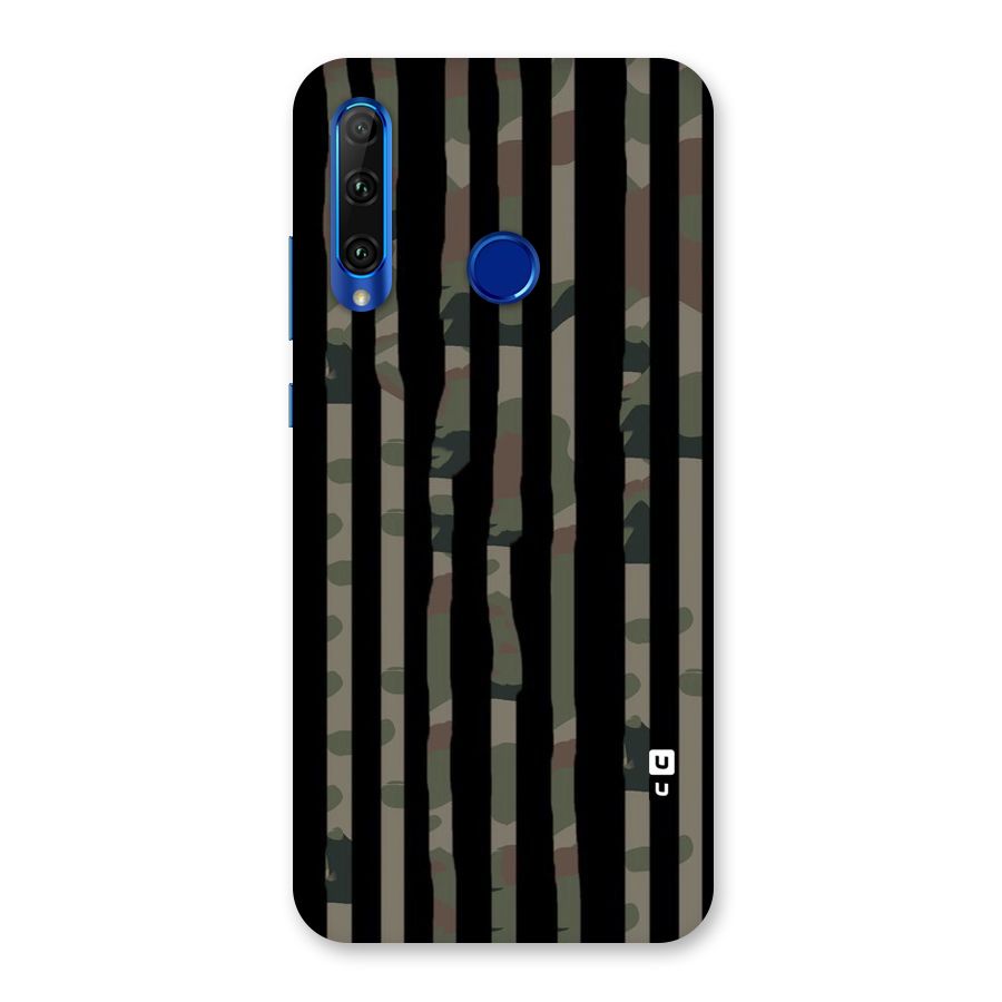 Army Stripes Back Case for Honor 20i