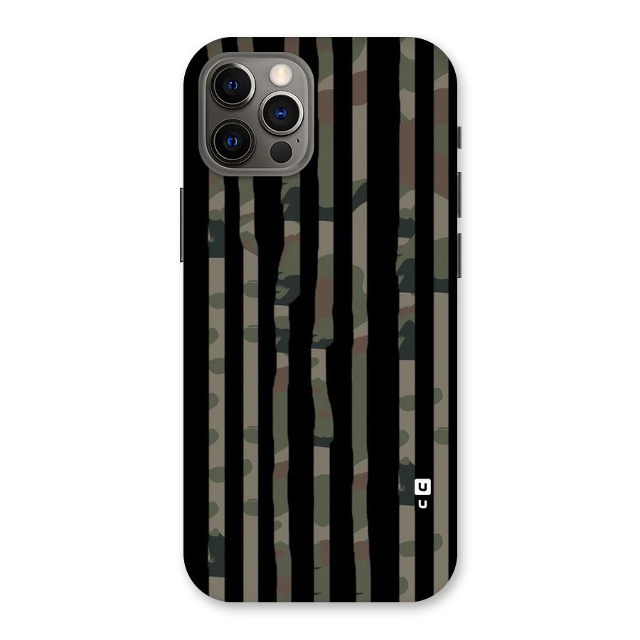 Army Stripes Back Case for iPhone 12 Pro
