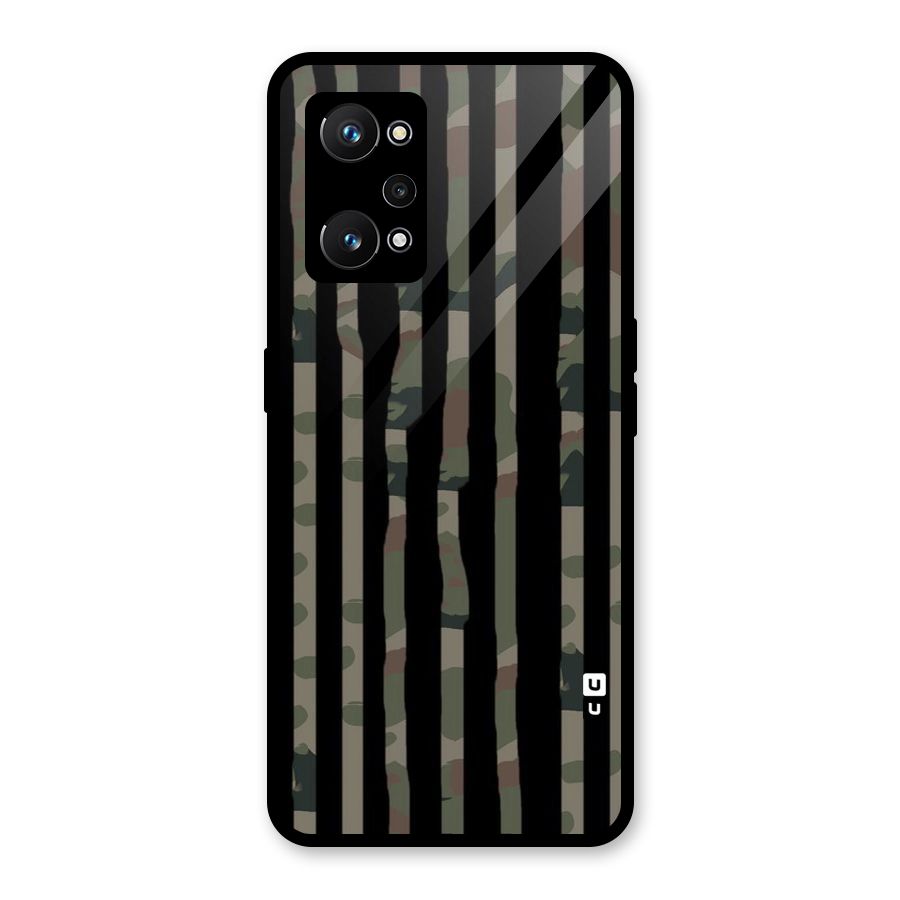Army Stripes Glass Back Case for Realme GT Neo 3T