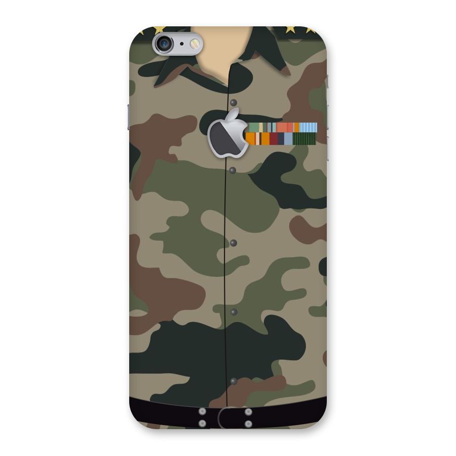 Army Uniform Back Case for iPhone 6 Plus 6S Plus Logo Cut
