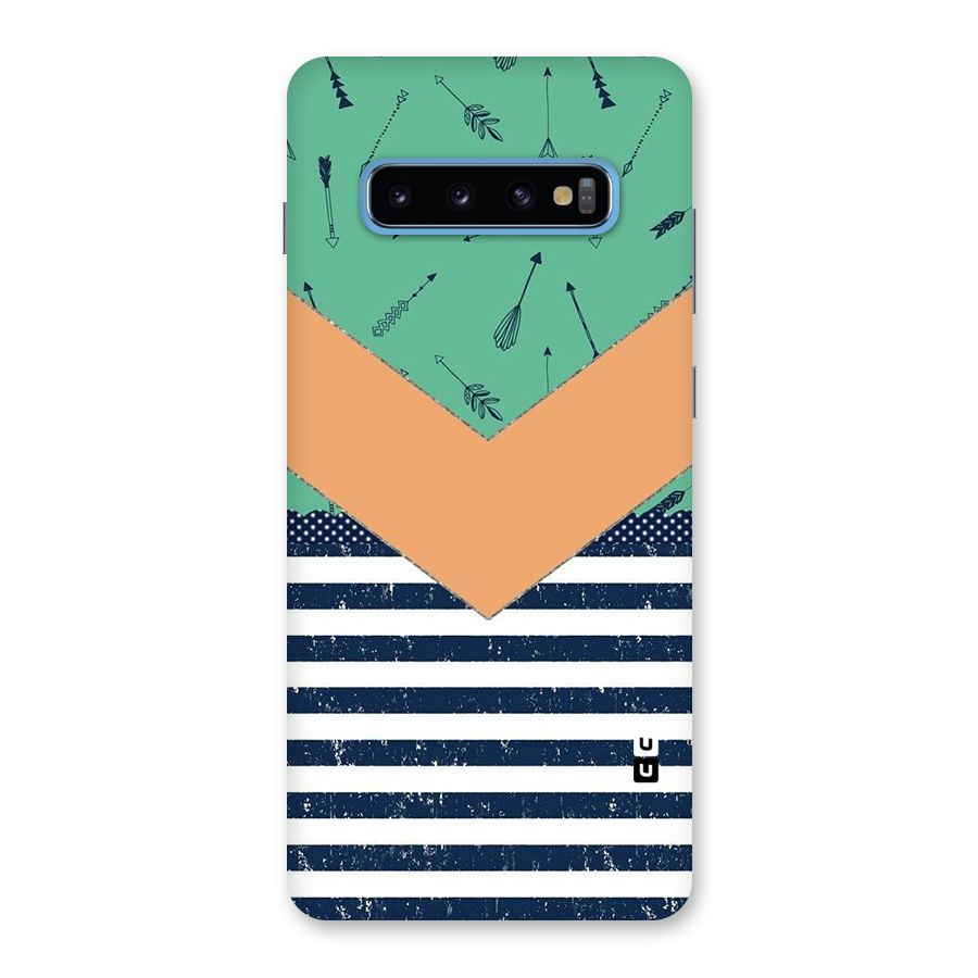 Arrows and Stripes Back Case for Galaxy S10 Plus