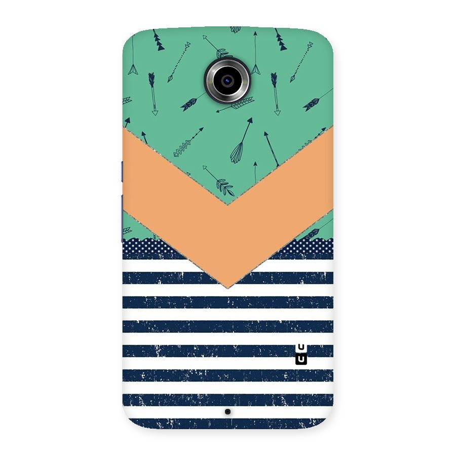 Arrows and Stripes Back Case for Nexsus 6