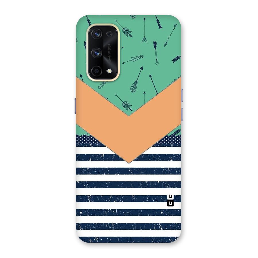 Arrows and Stripes Glass Back Case for Realme X7 Pro