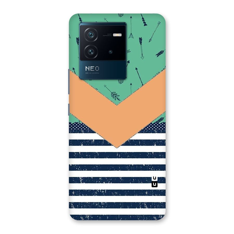 Arrows and Stripes Back Case for Vivo iQOO Neo 6 5G