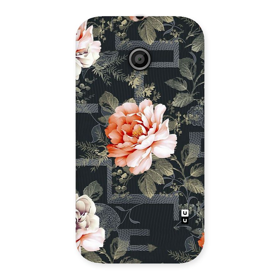 Art And Floral Back Case for Moto E