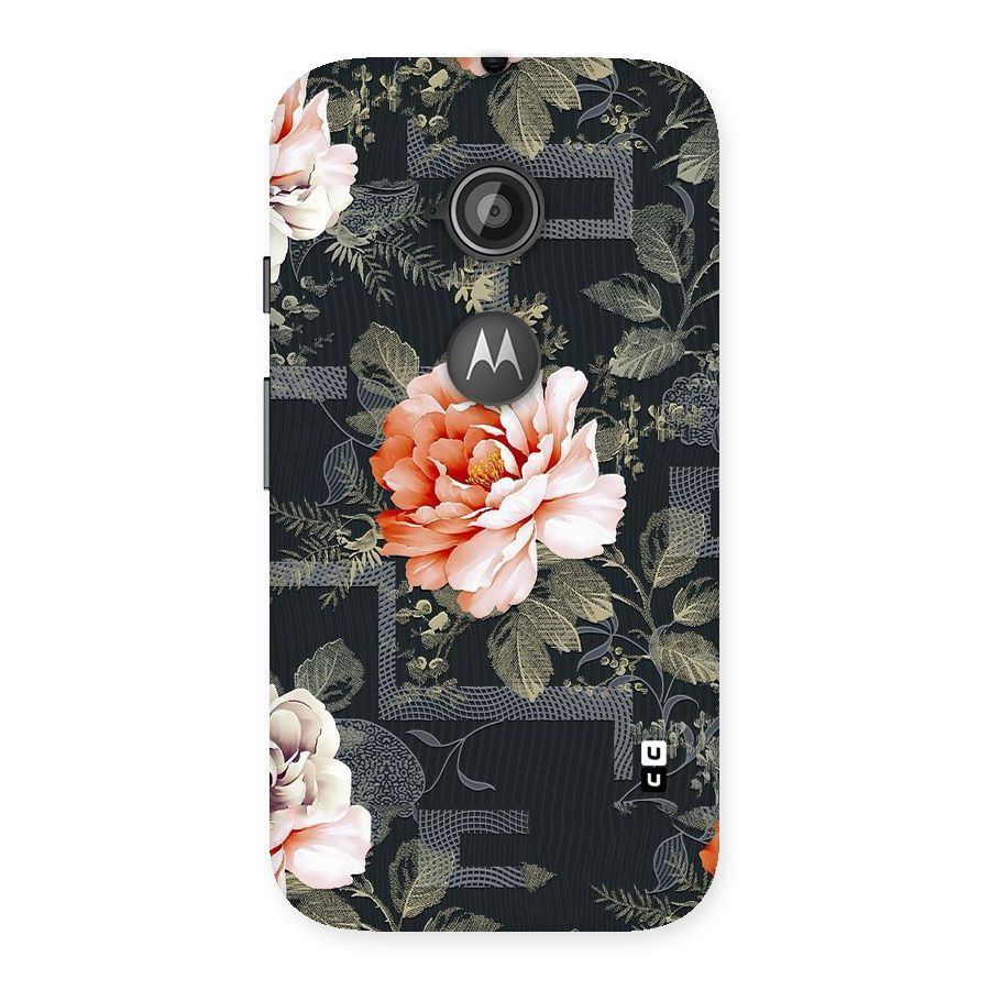 Art And Floral Back Case for Moto E 2nd Gen