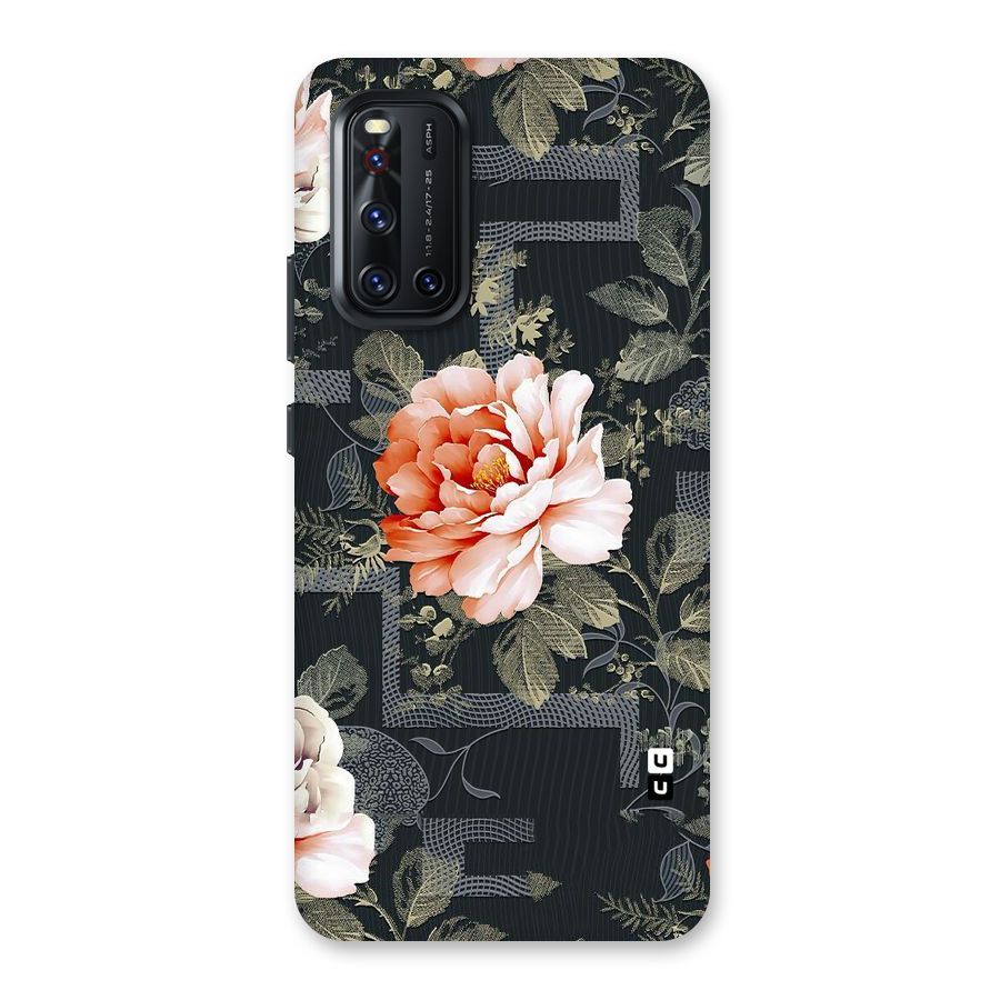 Art And Floral Back Case for Vivo V19