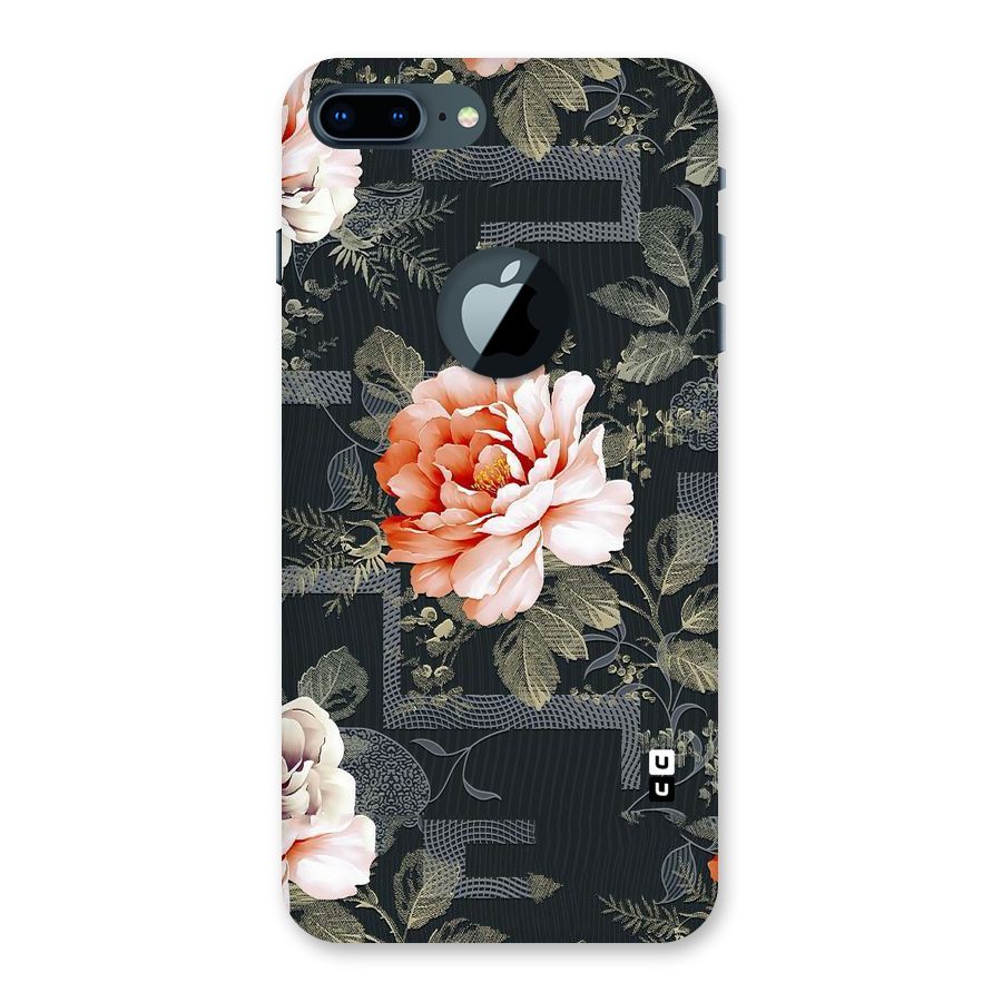 Art And Floral Back Case for iPhone 7 Plus Logo Cut