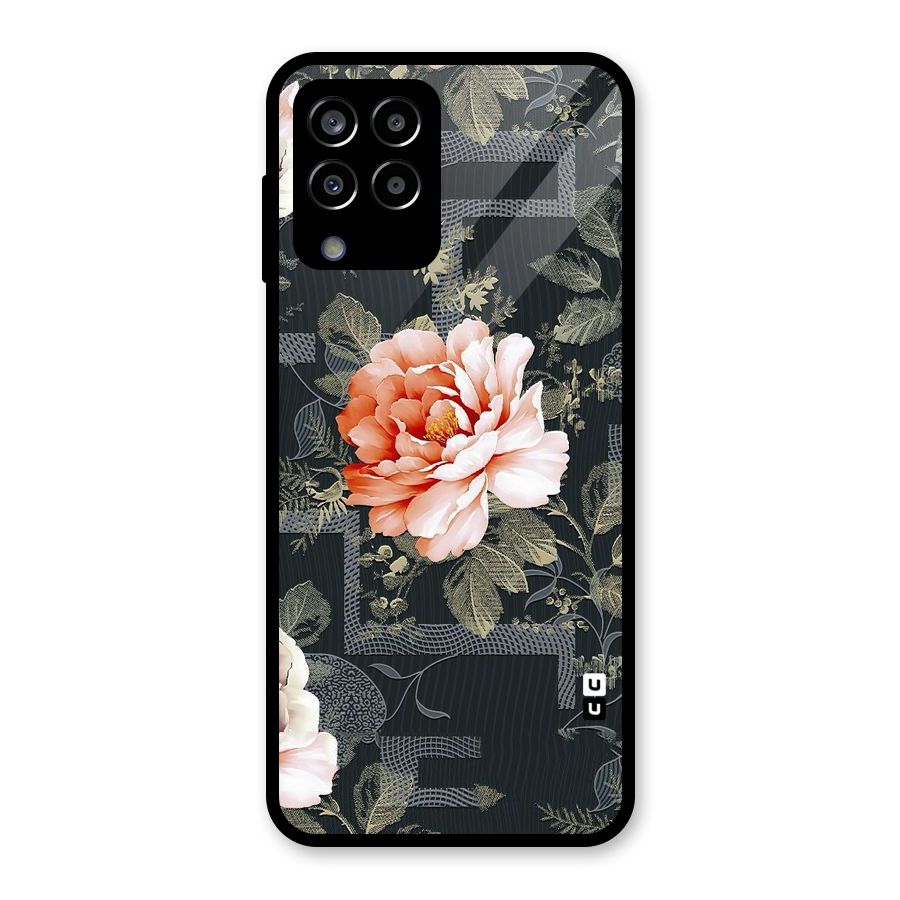 Art And Floral Glass Back Case for Galaxy M33