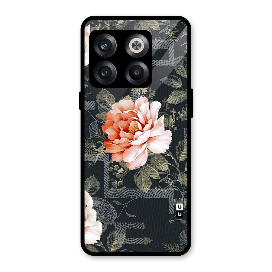 Art And Floral Glass Back Case for OnePlus 10T
