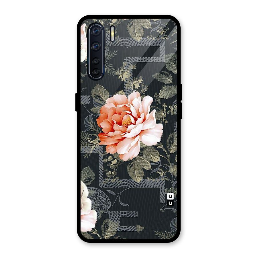 Art And Floral Glass Back Case for Oppo F15
