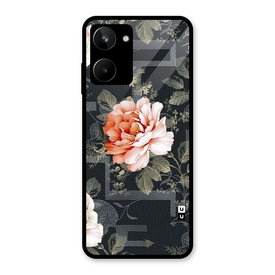 Art And Floral Glass Back Case for Realme 10