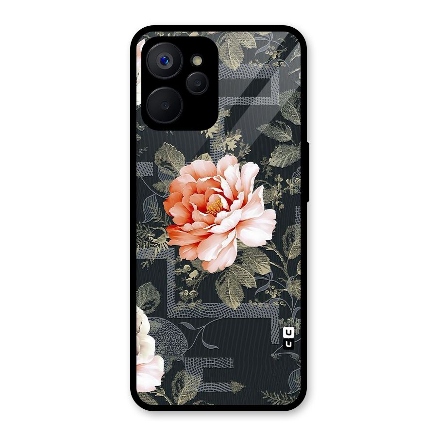 Art And Floral Glass Back Case for Realme 9i 5G