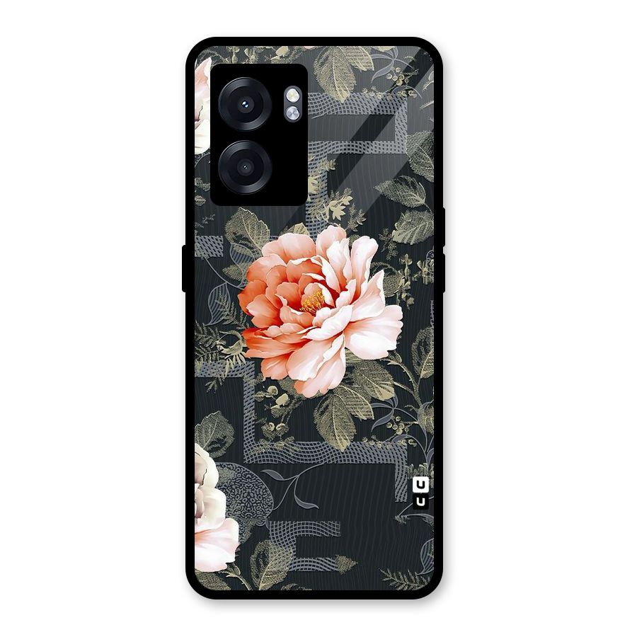 Art And Floral Glass Back Case for Realme Narzo 50 5G