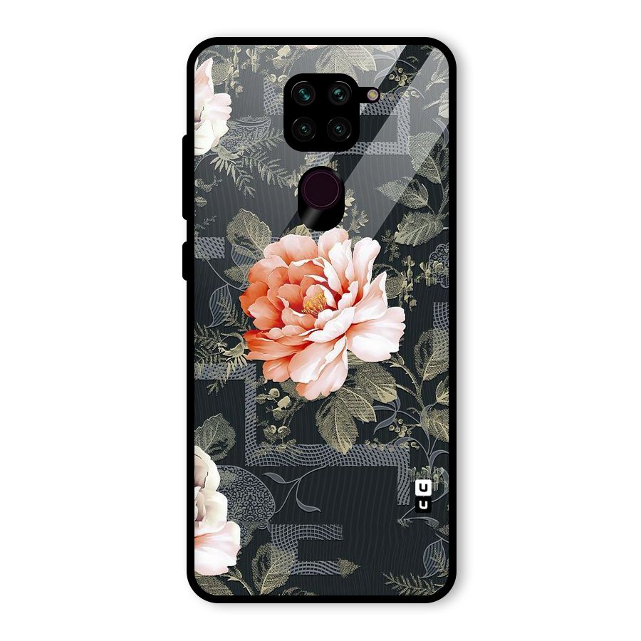 Art And Floral Glass Back Case for Redmi Note 9