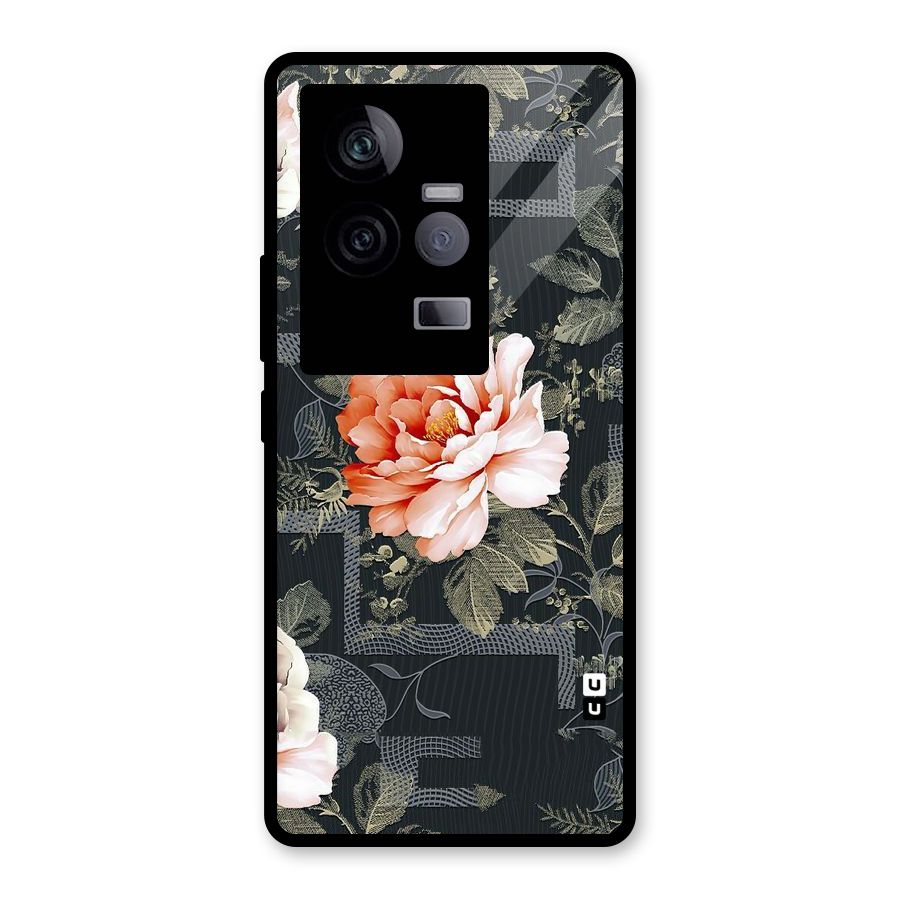 Art And Floral Glass Back Case for Vivo iQOO 11 5G