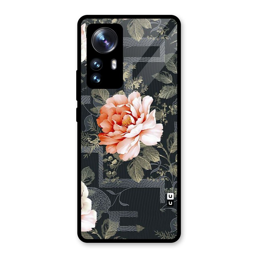 Art And Floral Glass Back Case for Xiaomi 12 Pro