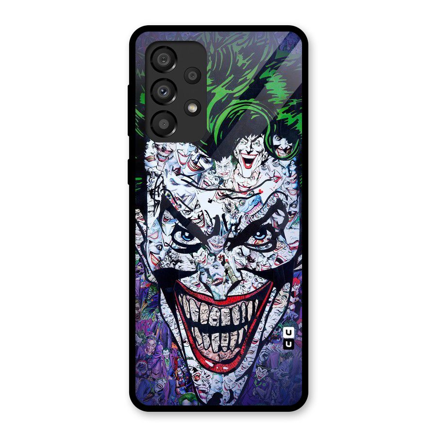 Art Face Glass Back Case for Galaxy A33 5G
