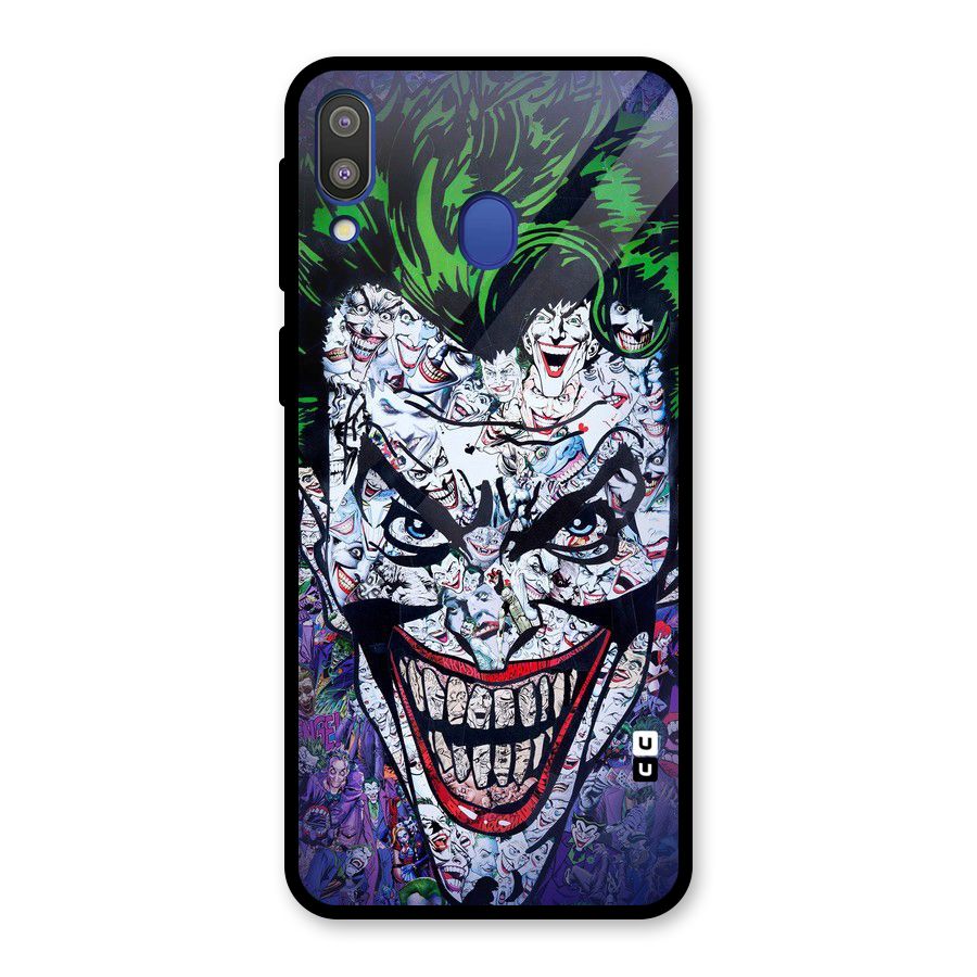 Art Face Glass Back Case for Galaxy M20