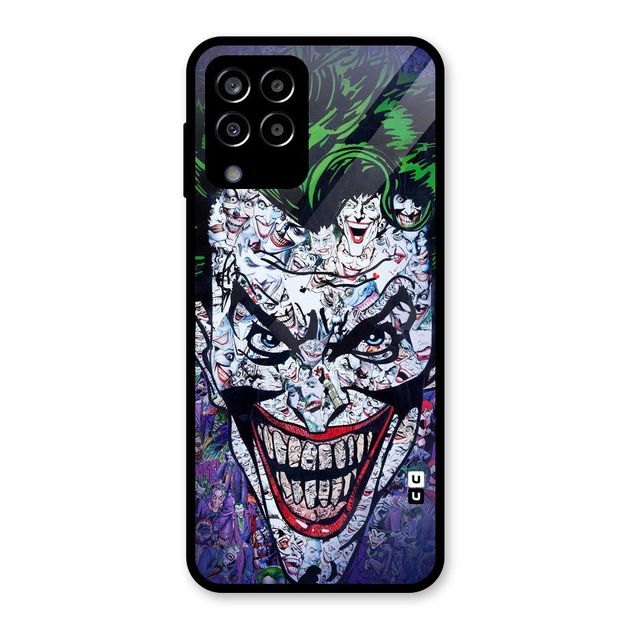 Art Face Glass Back Case for Galaxy M33