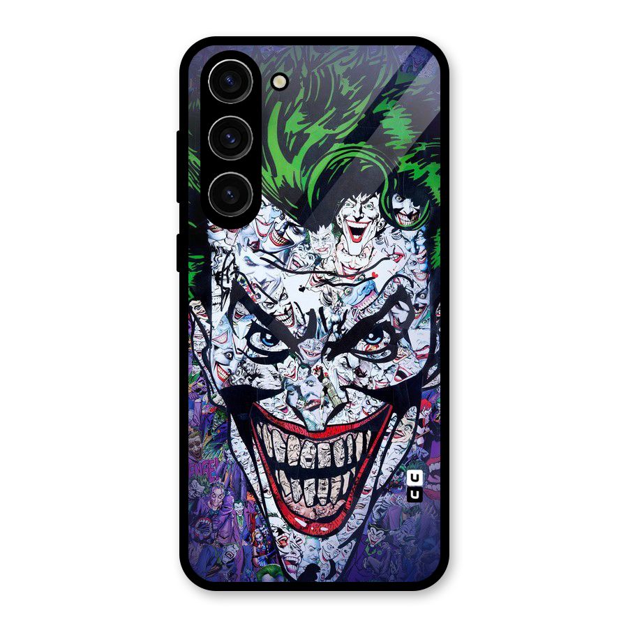 Art Face Glass Back Case for Galaxy S23 Plus