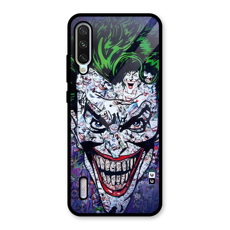 Art Face Glass Back Case for Mi A3