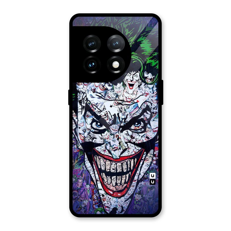 Art Face Glass Back Case for OnePlus 11