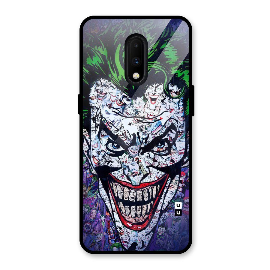 Art Face Glass Back Case for OnePlus 7