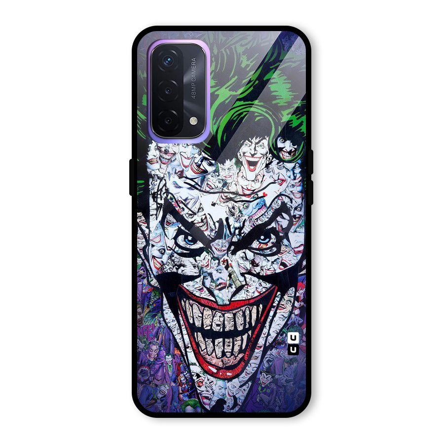 Art Face Glass Back Case for Oppo A74 5G