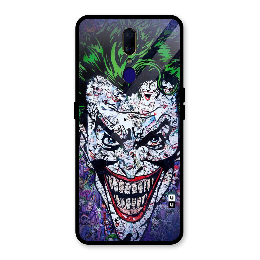 Art Face Glass Back Case for Oppo F11