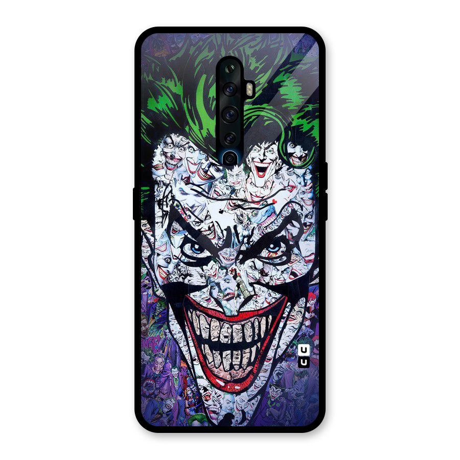 Art Face Glass Back Case for Oppo Reno2 F