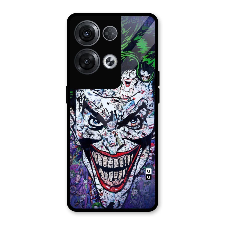 Art Face Glass Back Case for Oppo Reno8 Pro 5G