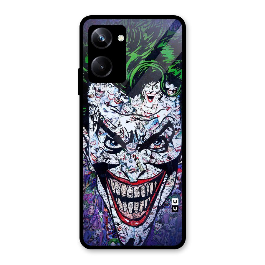 Art Face Glass Back Case for Realme 10 Pro
