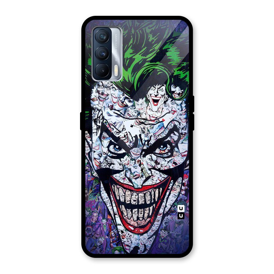 Art Face Glass Back Case for Realme X7