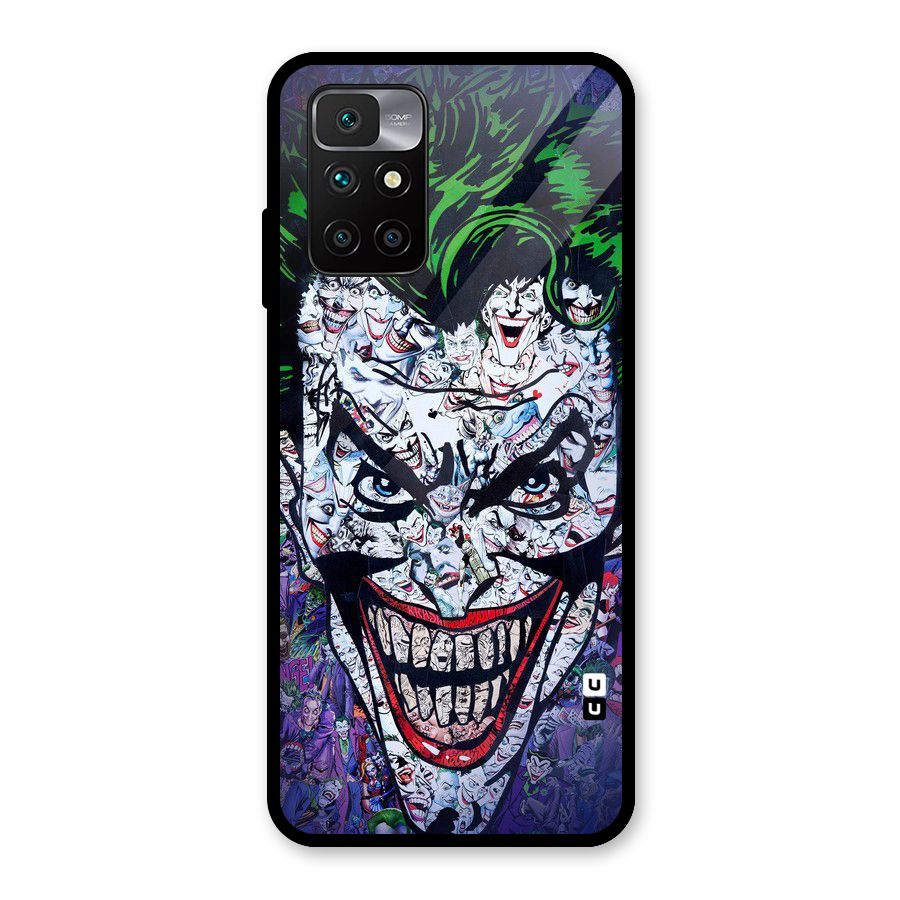 Art Face Glass Back Case for Redmi 10 Prime