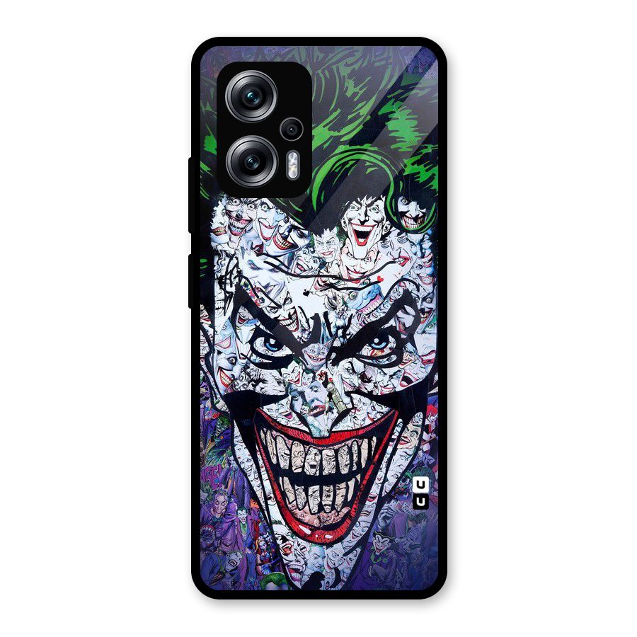 Art Face Glass Back Case for Redmi K50i