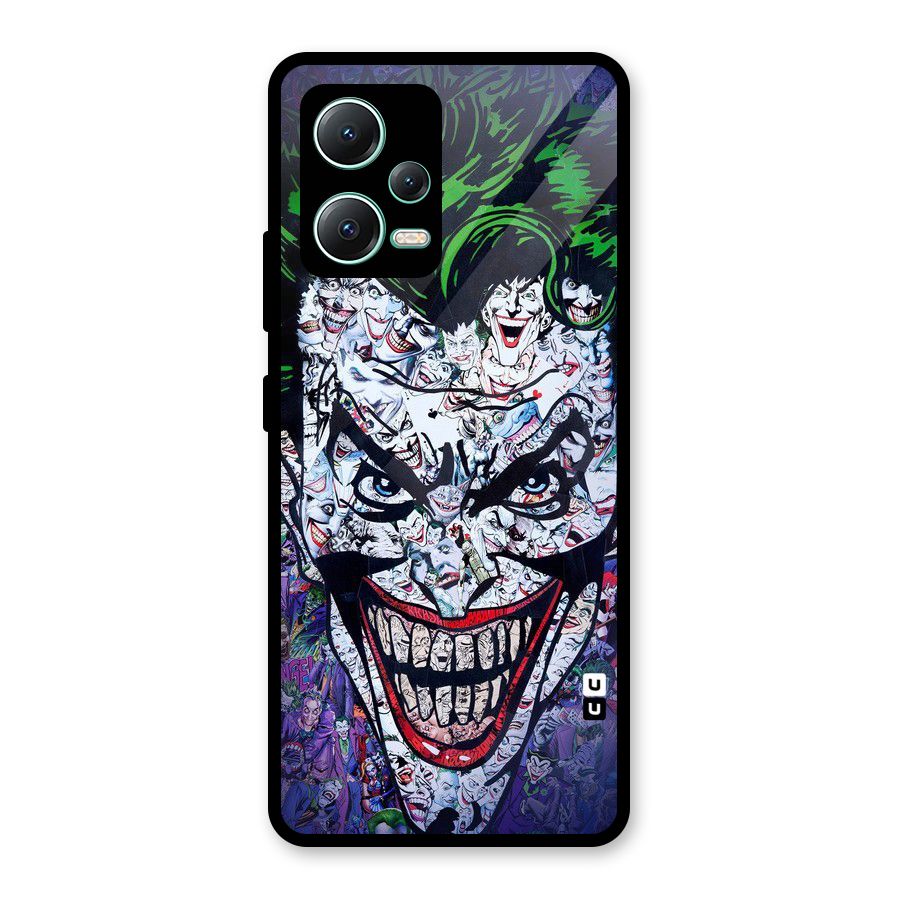 Art Face Glass Back Case for Redmi Note 12 5G