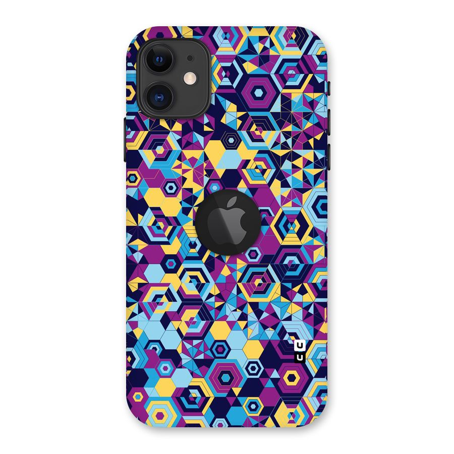Artistic Abstract Back Case for iPhone 11 Logo Cut