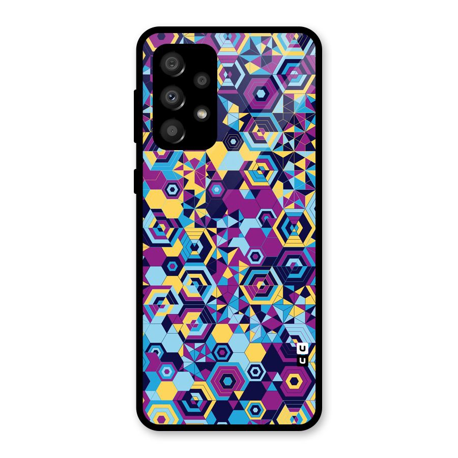 Artistic Abstract Glass Back Case for Galaxy A32