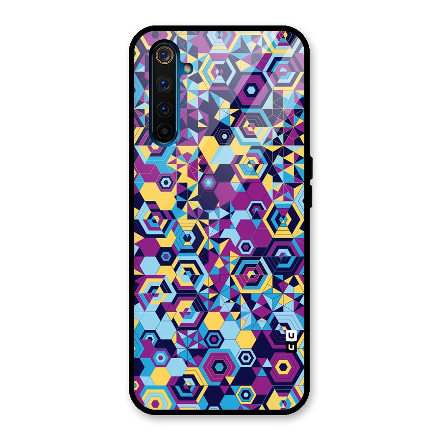 Artistic Abstract Glass Back Case for Realme 6 Pro