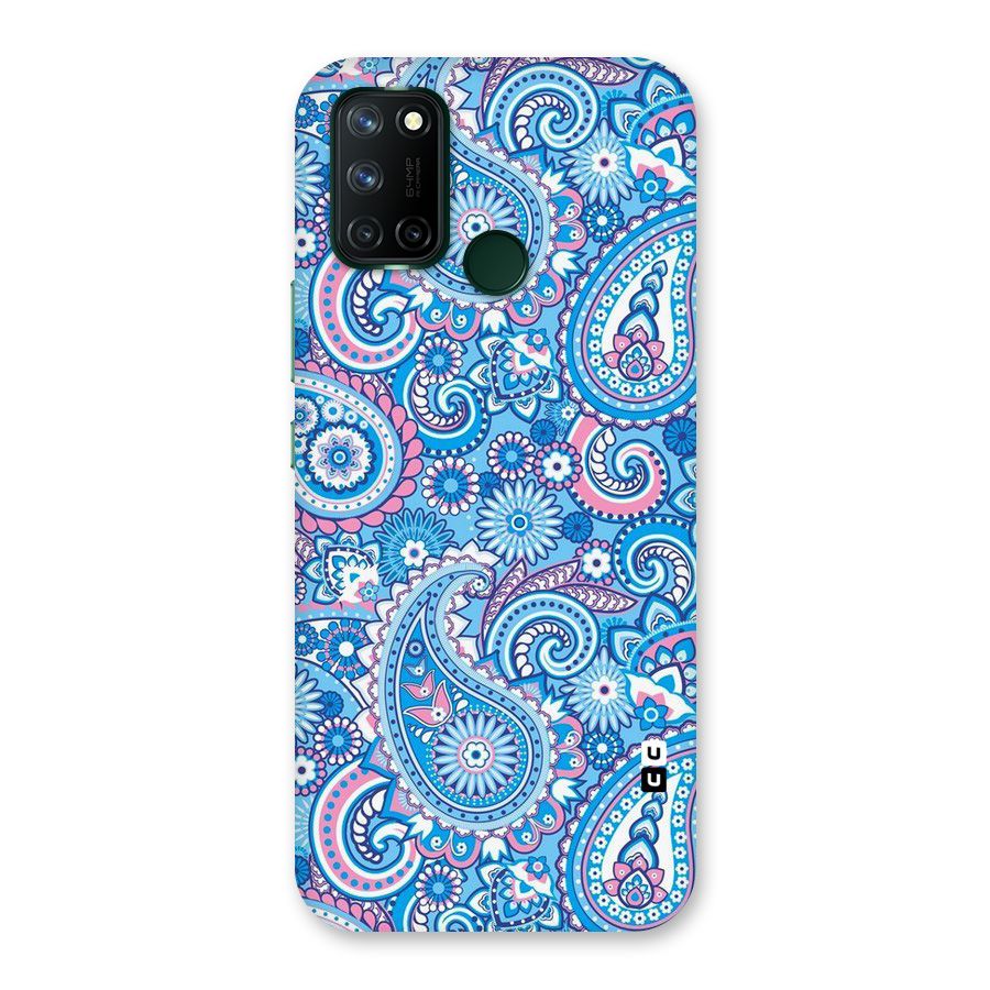Artistic Blue Art Back Case for Realme 7i