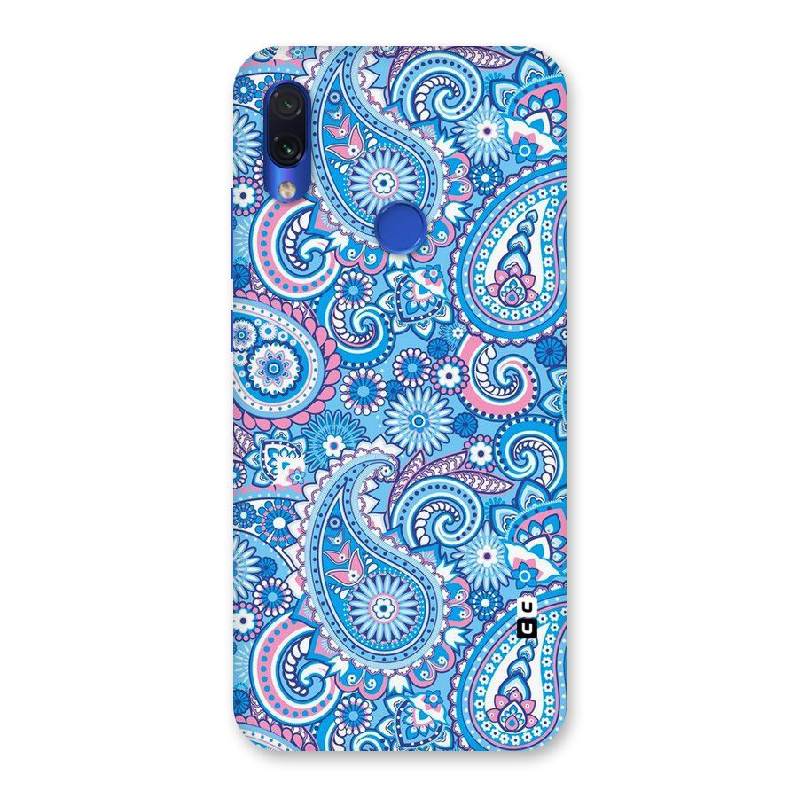 Artistic Blue Art Back Case for Redmi Note 7