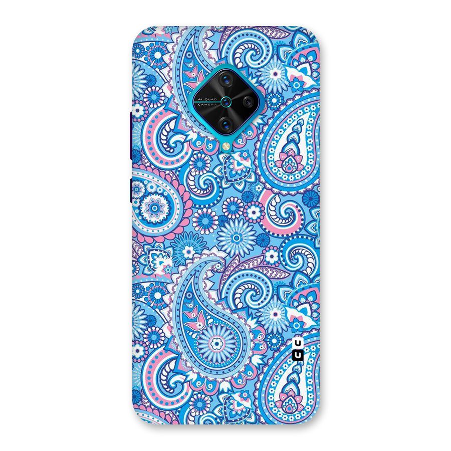 Artistic Blue Art Back Case for Vivo S1 Pro