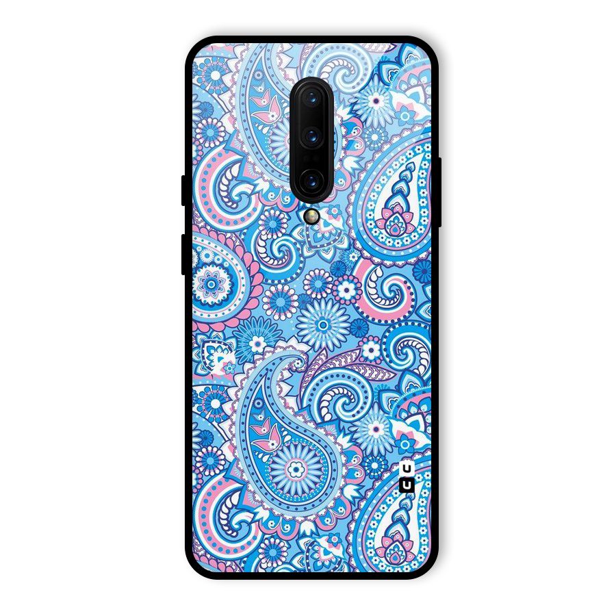 Artistic Blue Art Glass Back Case for OnePlus 7 Pro