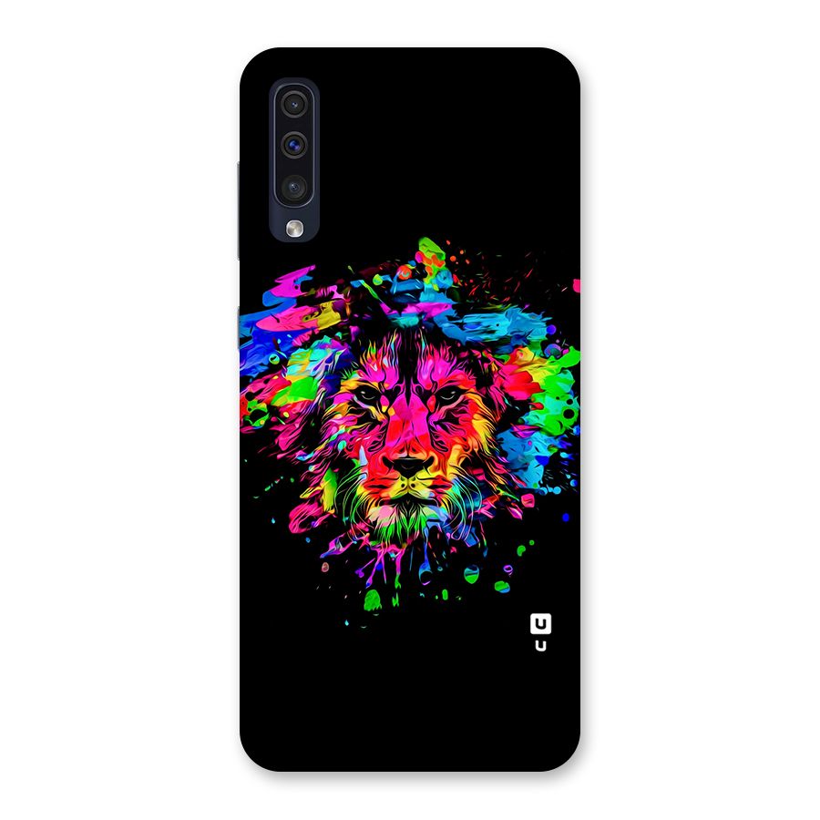 Artistic Lion Art Splash Back Case for Galaxy A50s