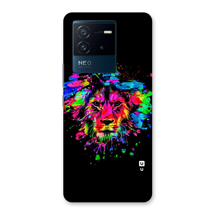 Artistic Lion Art Splash Back Case for Vivo iQOO Neo 6 5G